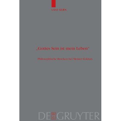 Gottes Sein ist mein Leben, Gebundene Ausgabe von Udo Kern, De Gruyter, 978-3-11-017741-1
