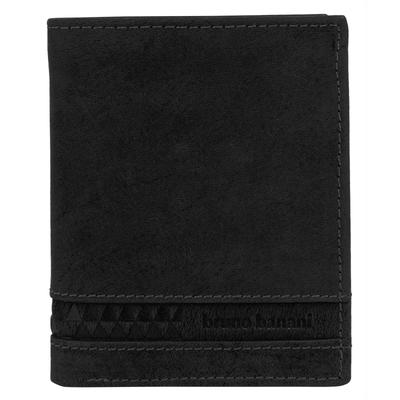 Geldbörse BRUNO BANANI "BRUNO BANANI Herren, Damen echt Leder", Damen, schwarz, Leder, unifarben, Kleinlederwaren, echt Leder