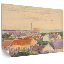POSTER - 29x21 cm (A4) - Egon Schiele - Stadtansicht