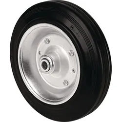 Ersatzrad D.100mm Trgf.75kg VG schwarz Achs-D.12mm Nabenl.40mm TECWERK