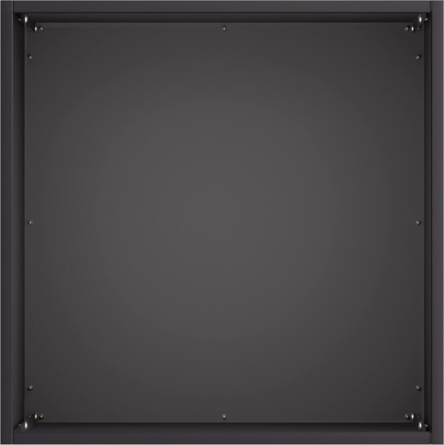 vidaXL Cache-pot de jardin Noir 45 x 45 x 45 cm Acier laminé à froid