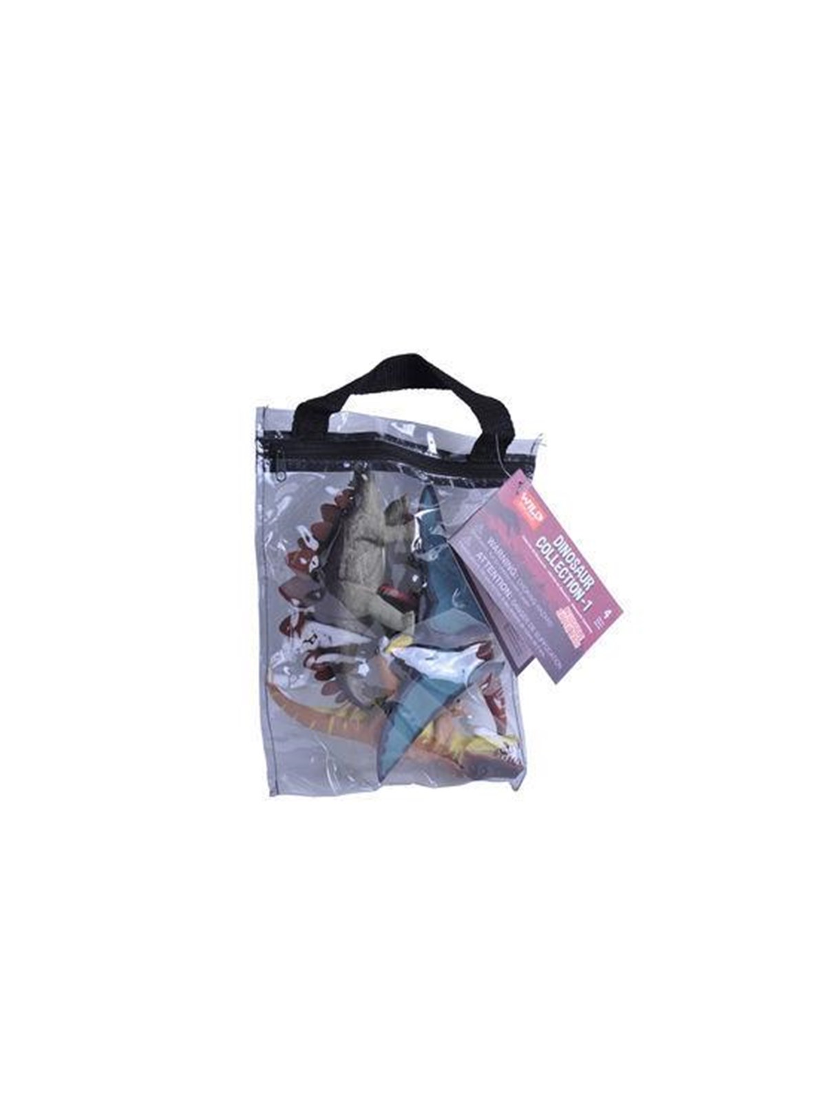 Wild Republic Zipper Polybag Dino