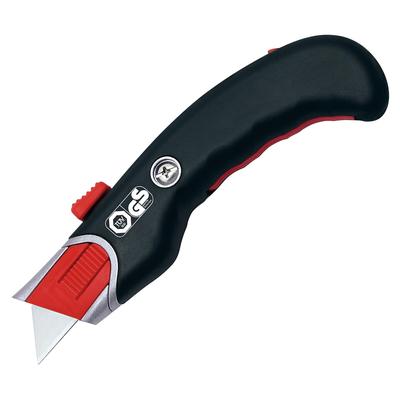 Midori 48 x WEDO® Cuttermesser Safety Premium 78815 Teppichmesser 19 mm Trapezklinge Universalmesser Paketm