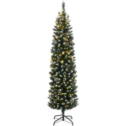 vidaXL, Weihnachtsbaum, Merle (mit LEDs) (120 cm)