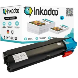 Inkadoo, Toner, Toner kompatibel zu Utax 653010011 Toner, cyan Cyan (C)