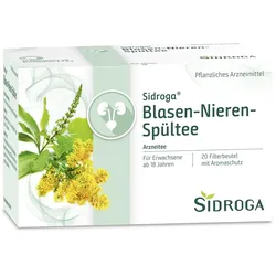 SIDROGA Blasen-Nieren-Spültee Filterbeutel 20X2.0 g