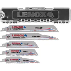 Säbelsägeblätter-Set Lenox, 5-teilig für schnitte in Metall und Holz