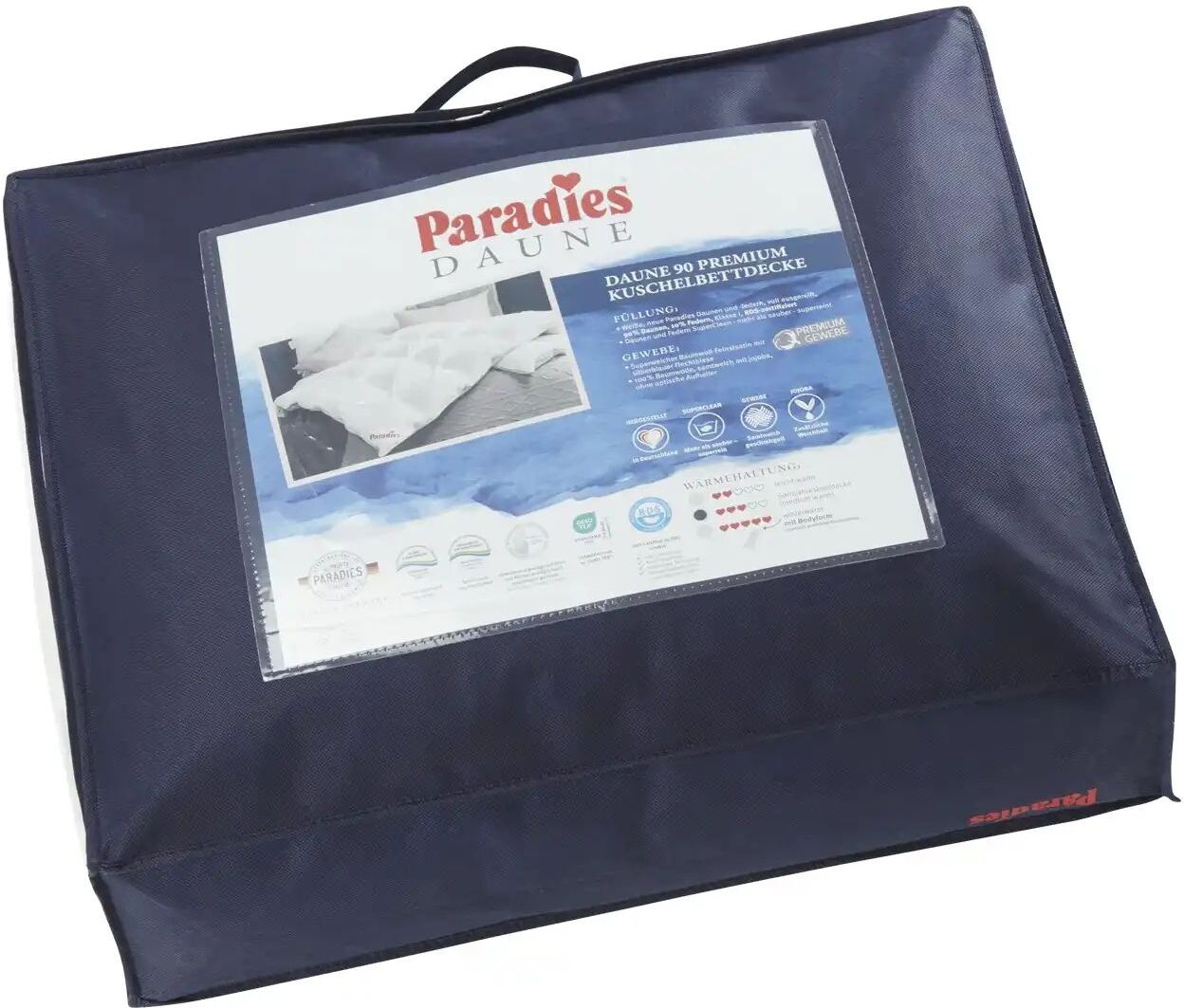 Paradies Mono-Steppbett  Wibke ¦ weiß ¦ Maße (cm): B: 200