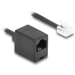 Delock Telefon (analog) Anschlusskabel 1 m Schwarz 88720