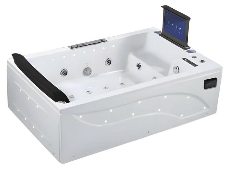 Whirlpool Blubberbad Hydromassagewanne Acrylwanne Whirlwanne 180x121 cm