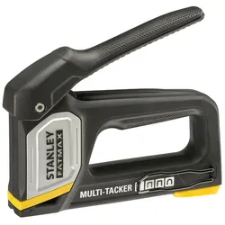 STANLEY FATMAX 4-in-1 Handtacker für Fein- und Flachdrahtklammern, Nägel und Rundklammern, Compositgehäuse - FMHT70401-0