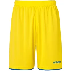 uhlsport Club Fußball Shorts limonengelb/azurblau M