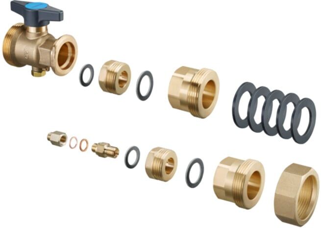 OVENTROP kit de montage compteur de chaleur pour Regumat DN 25 (2015) (1352250)