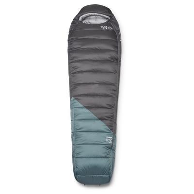 Rab - Radeon -12C / 10F - Kunstfaserschlafsack Gr Regular - Body Size: 185 cm Zip: Left Sage / Graphene