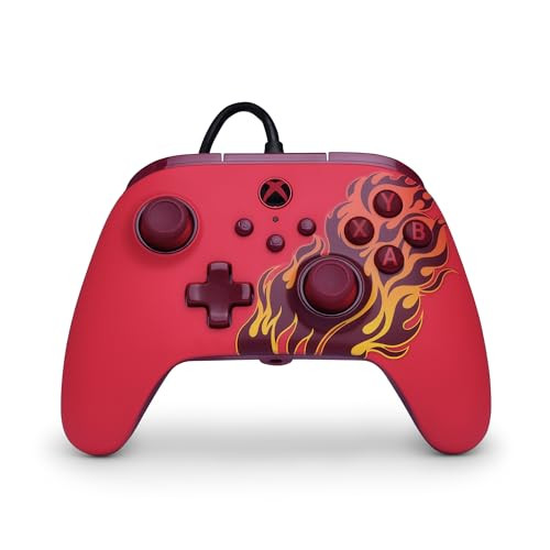PowerA Advantage bedrade controller voor Xbox Series X|S en Xbox One, Rote Glut