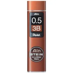 Pentel, Bleistiftminen, Nachfüllminen (0.5 mm, 3B) (12 Stk., 0.50 mm, 3B)