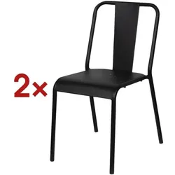 meet 2er-Set Stuhl »meet - Arty« schwarz, 39.5x45 cm