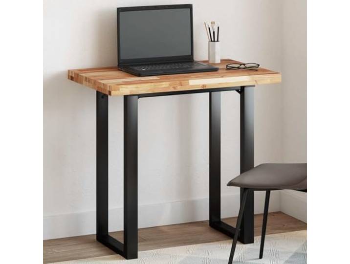 Keeushr Rechteckige Tischplatte Akazie Massivholz 100x50x4 cm Robust, Pflegeleicht, Für Esstisch, Bistrotisch, Bartisch, Couchtisch