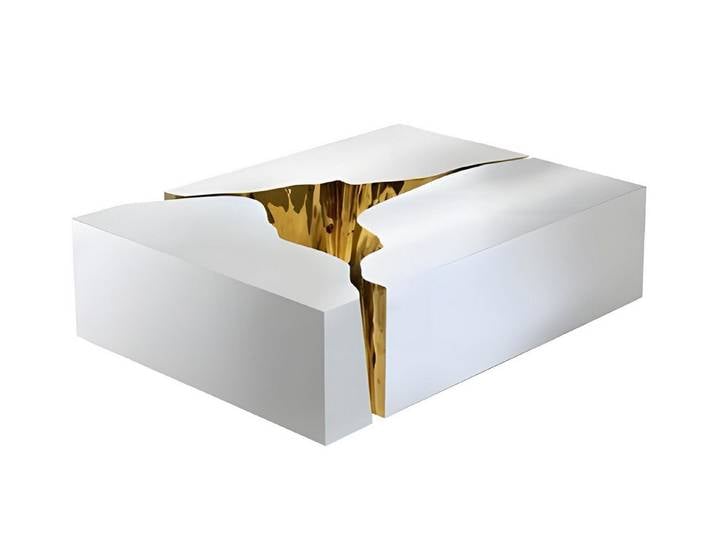 JVmoebel Couchtisch Exklusiver Weißer Couchtisch Designer Sofatisch Edler Kaffeetisch, Made in Europa