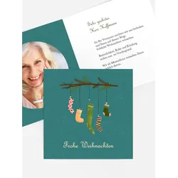 Weihnachtsgrußkarten selbst gestalten mit Spruch und Fotos im Onlinedesigner bei Meine-Kartenmanufaktur.de