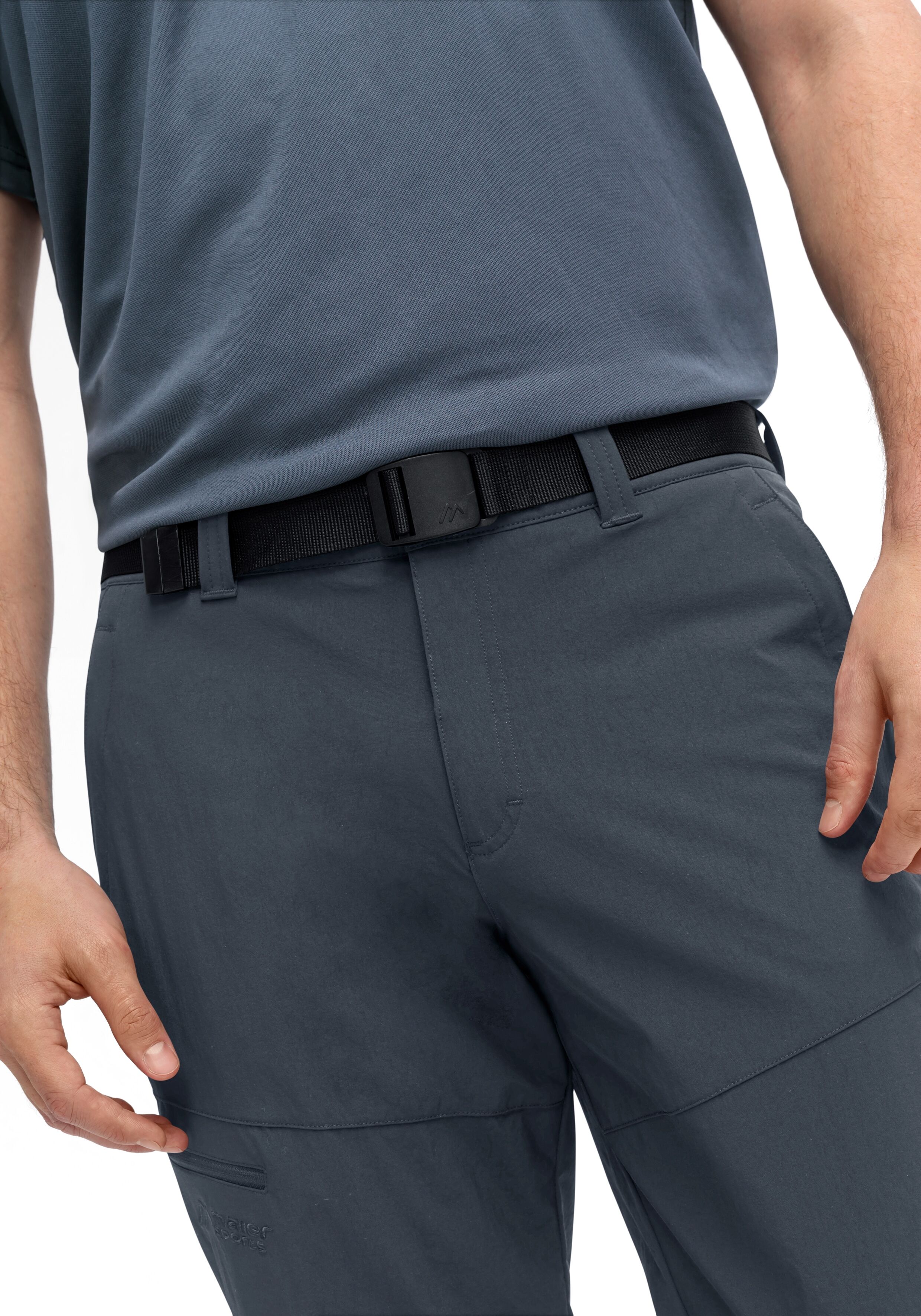 Maier Sports "Nil Winter" Herren Winter Wanderhose, Funktionshose mit Netzinnenfutter grau 25, Kurzgrössen