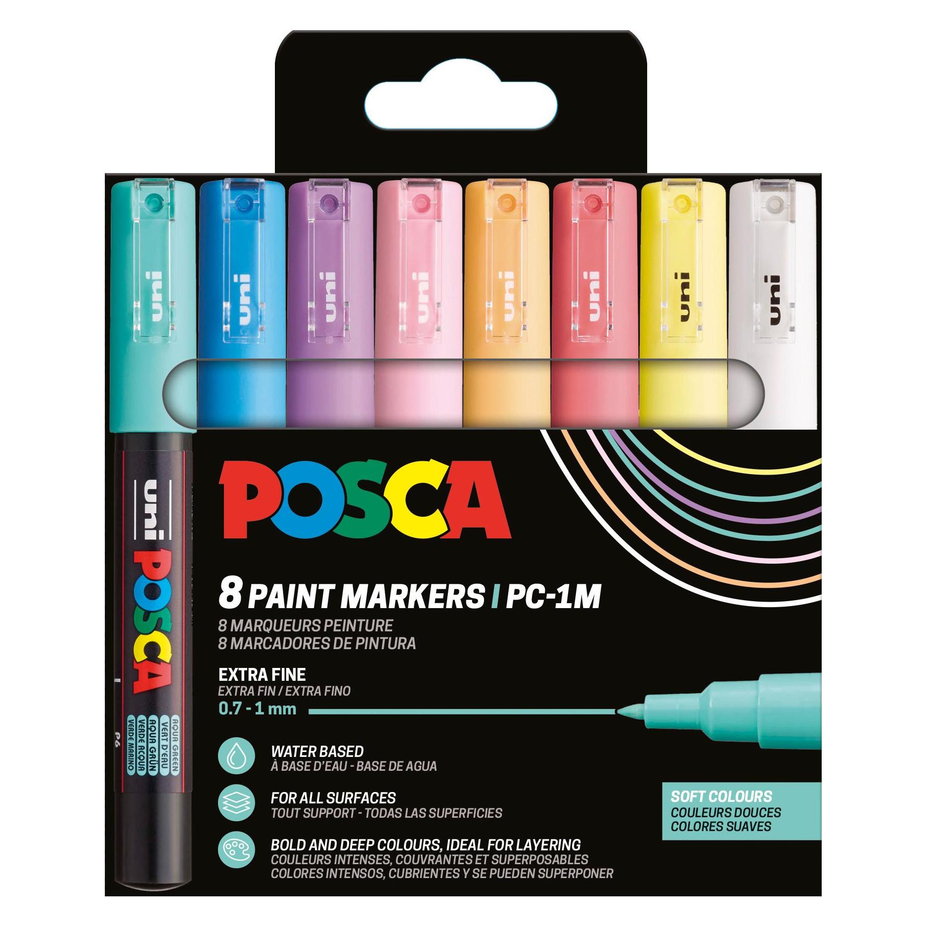 Posca Pigmentmarker (8x) (186752)