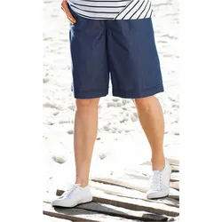Baumwoll-Hose in blau in Größe 44 von DW-Shop, Blau, 44