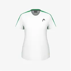 Head, Damen, Sportshirt, TIE-BREAK T-Shirt Women (XXL), Weiss