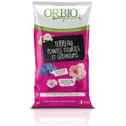 Orbio, Blumenerde, Blumenerde - - 40 l - Fördert die Blüte - Angereichertes Substrat (40 l)