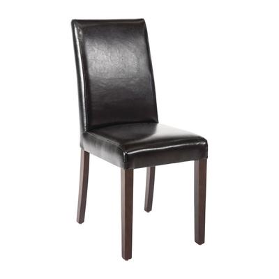 Gastronoble Bolero Esszimmerstühle - Kunstleder - schwarz - 4 Stühle