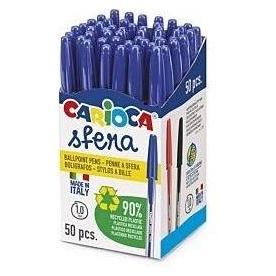 Carioca Packung mit 50 Eco Kugelschreibern 1mm (50x) (39829497)