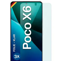 moex FlexProtect Poco X6 Schutzfolie Klar