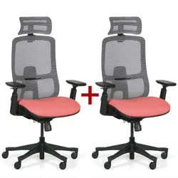 Bürostuhl JANE 1+1 GRATIS, rot