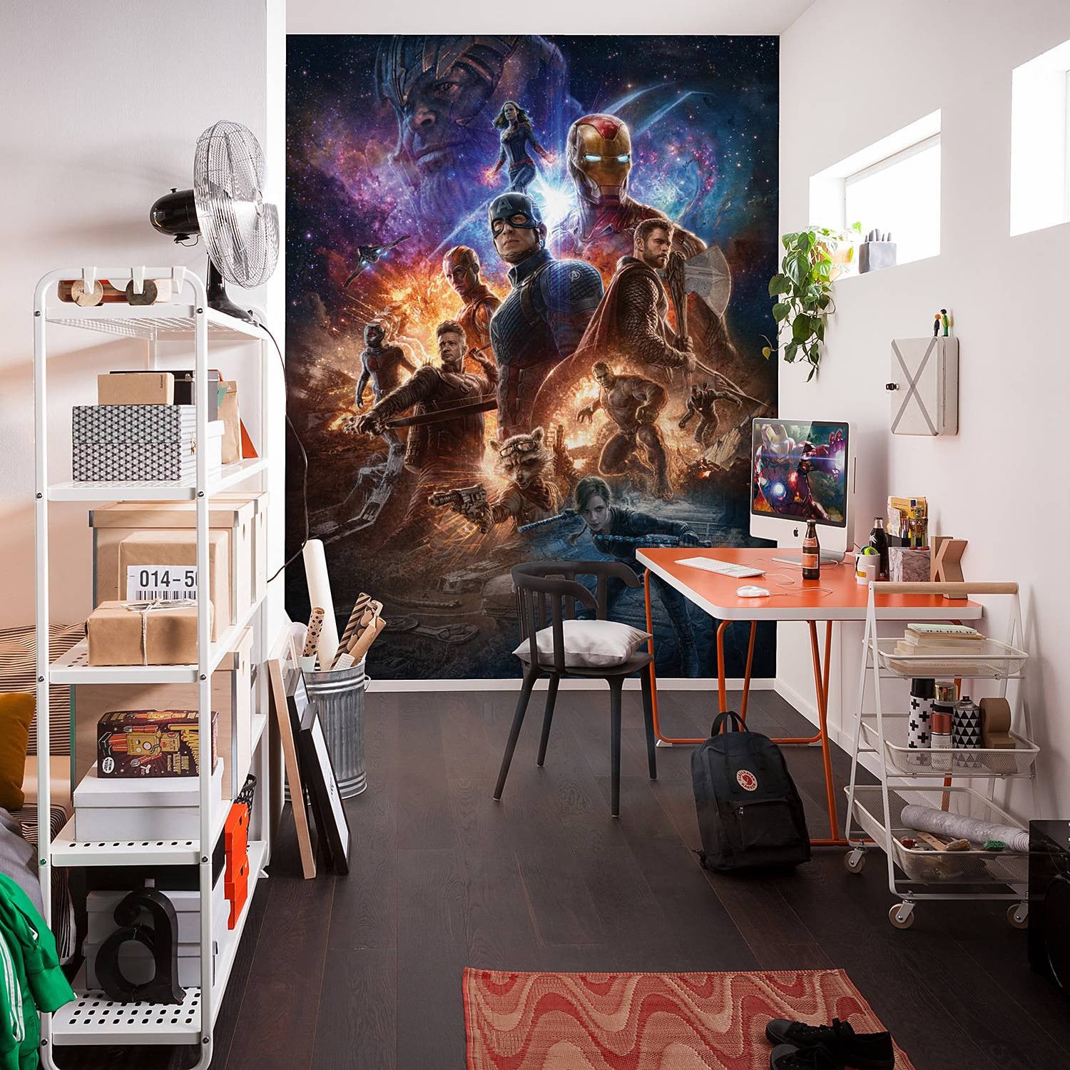 home24 Fotobehang Avengers Battle of the Worlds Multicolour B: 200 cm, H: 280 cm