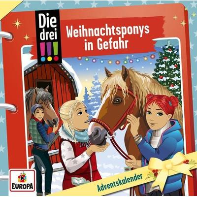 Die drei !!! Adventskalender: Weihnachtsponys in Gefahr - , CD, 9783803261946