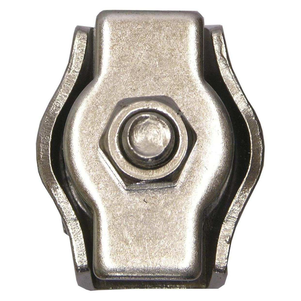 Dulimex Drahtseilklemme Simplex Seilklemme mit Schraube für ø 3mm Drahtseil verzinkt (69534426)