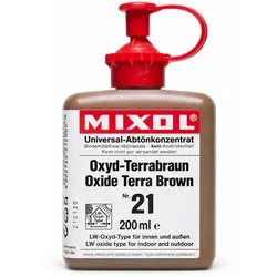 Mixol Abtönkonzentrat 200ml Nr. 21 - Oxyd-Terrabraun
