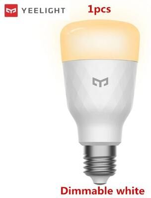 Uplifted Finds Yeelight Smart LED Bulb W3 (E26)   Global Version Dimmable WiFi Light With Voice Control dimmable White