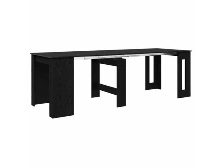Makastle Esstisch 240 x 85 x 75 cm Holzwerkstoff Schwarze Eiche