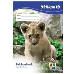 Pelikan Zeichenblock C4/20 224824 DIN A4 20Blatt