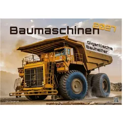 Umbreit, Kalender, Baumaschinen - gigantische Bauhelfer 2027 (A2, A3)