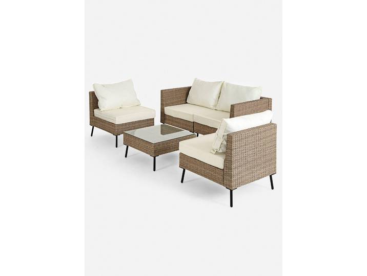 bonprix Gartenmöbel Set (4-tlg. Set), Dein neues 4-teiliges Set für unvergessliche Gartenmomente, beige