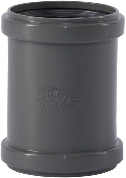 Ostendorf HTsafe HTsafe-Überschiebmuffe 173500 DN/OD 75