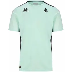 Kappa, Unisex, Fussballtrikot, Kindertrikot Metz Abou Pro 8 2024/25 (122), Grün, Schwarz