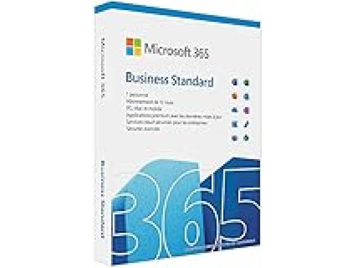 Microsoft 365 Business Standard​ Office 365 apps 1 personne 1 an ​ PC/MAC, tablette et smartphone Box