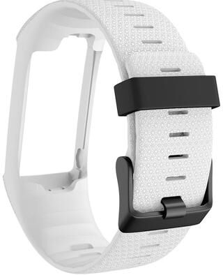 Everyday Crate POLAR A360 A370 Silicone Watch Band Textured Replacement Watch Strap white