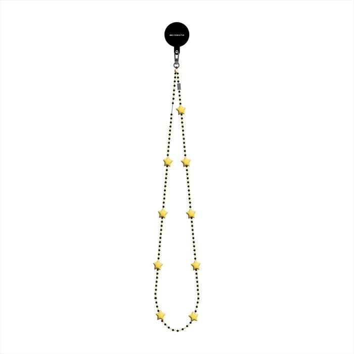 CASEME Beads Collana Telefono, Luna-giallo