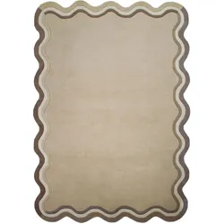 Wollteppich Hoch-Tief Natur 200 x 290 cm - WINCH   Kadima Design