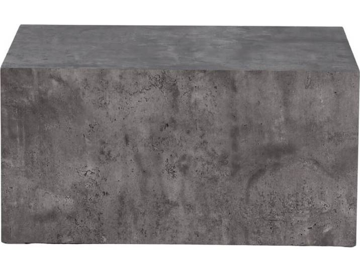 York table basse 60x80x40cm gris foncé.