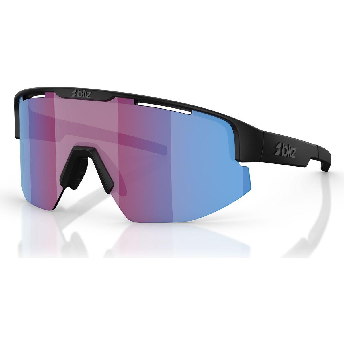 Bliz Matrix Small matt black nano optics nordic light begonia - violet w blue multi (70070130) 0ZB7007-70070130
